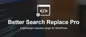 * Better Search Replace Pro