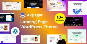Akpager Landing Page Elementor WP Theme