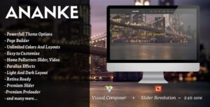 Ananke One Page Parallax WP Theme