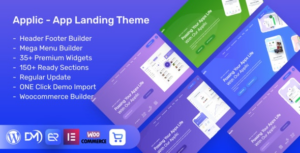 Applic App Landing WP Theme