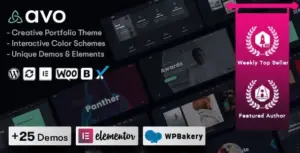 Avo Creative Portfolio & Agency WP Theme