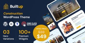 Builtup Construction Company WP Theme