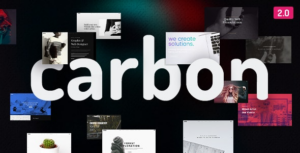 Carbon Clean Minimal WP Theme