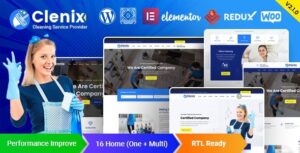 Clenix Cleaning Services WP Theme