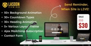 Lasoon Coming Soon / Maintenance Mode WP Plugin
