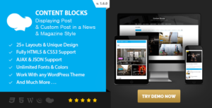 Content Blocks Layout For WPBakery Page Builder News & Magazine Style