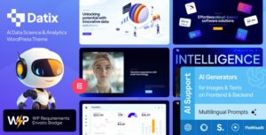 Datix AI Data Science & Analytics WP Theme