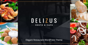 Delizus Restaurant Cafe WP Theme