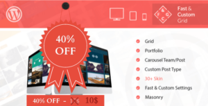Fast & Custom Grid WP Plugin