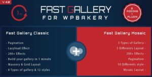 Fast Gallery Premium WP Plugin