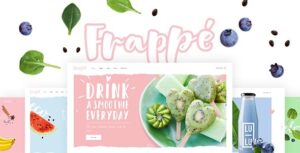 Frappé smoothies, juices and organic food WP Download
