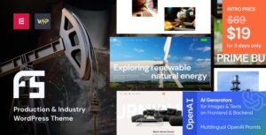 Fuse Production & Industry WP Theme