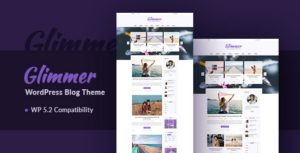Glimmer A Responsive WP Blog Theme