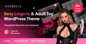 Issabella Sexy Lingerie Adult Toy Shop WP Theme