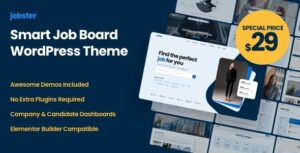 Jobster Smart Job Board WP Theme