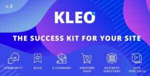 KLEO Pro Community Focused, MultiPurpose BuddyPress WP Theme