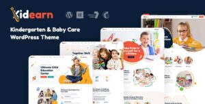 Kidearn Kindergarten & Baby Care WP Theme