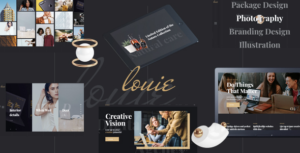 Louie Modern Portfolio Theme for Agencies