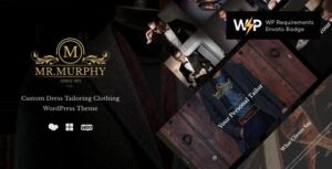 Mr. Murphy Custom Dress Tailoring Clothing WP Theme