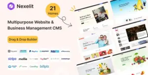 Nexelit Multipurpose Website & Business Management System CMS