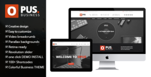 Opus Business Multipurpose Business WP Theme