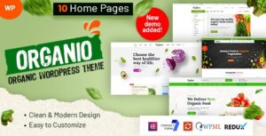Organio Organic Food Store WP