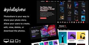 Photoshare Blog Story & Photos Download WP Theme