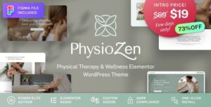 PhysioZen Chiropractor & Physiotherapy Wellness WP Theme
