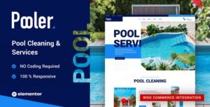 Pooler Swimming Pool Cleaning Services WP Theme