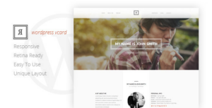 RIVAL One Page Vcard WP Theme