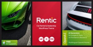Rentic Car Rental & Dealership WP Theme