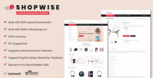 Shopwise Laravel Ecommerce Multilingual System