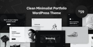 Sixten Minimalist Portfolio WP Theme