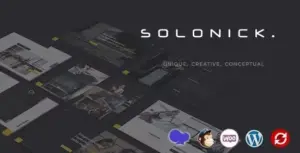 Solonick Personal Portfolio WP Theme