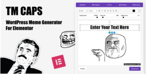 TM CAPS WP Meme Generator For Elementor
