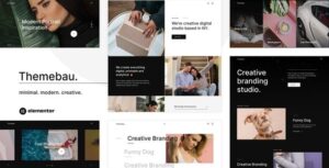 Themebau Minimal Portfolio & Agency WP Theme