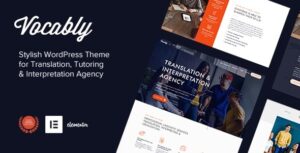 Vocably Translation, Interpretation Agency Theme