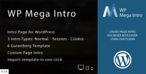 WP Mega Intro Amazing Intro Pages for WP