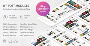 WP Post Modules for NewsPaper and Magazine Layouts (Elementor Addon)
