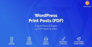 WP Print Posts & Pages (PDF)