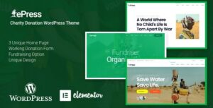 ePress Nonprofit Charity WP Theme