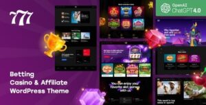 777 Betting, Casino & Affiliate WP Theme