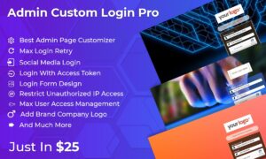 Admin Custom Login Pro (By Weblizar)