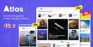 Atlas Creative Magazine & News Blogger Theme
