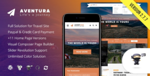 Aventura Travel & Tour Booking System WP Theme
