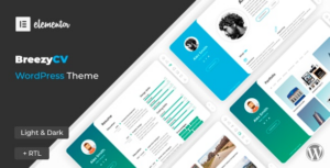 BreezyCV CV Resume WP Theme