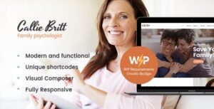 Callie Britt Family Counselling Psychology WP Theme