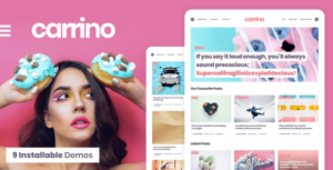 Carrino An Exciting Gutenberg Blog Theme