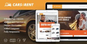 Cars4Rent Car Rental & Taxi Service WP Theme