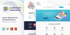 Credit Card Experience Credit Card Company and Online Banking WP Theme
